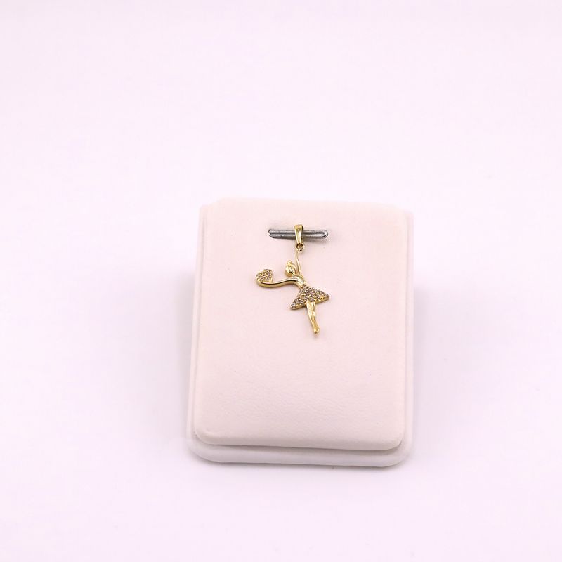 Dije Bailarina C/p 10k 0.9g