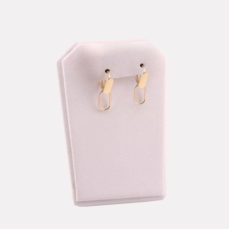 Aretes Huggies Doble 14k 1.7g