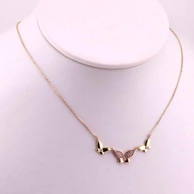 Gargantilla Mariposas 14k 2.8g