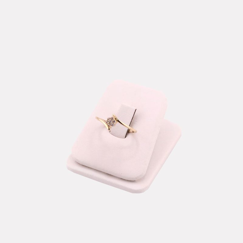 Anillo Roseta C/p 14k 1.4g#6.5
