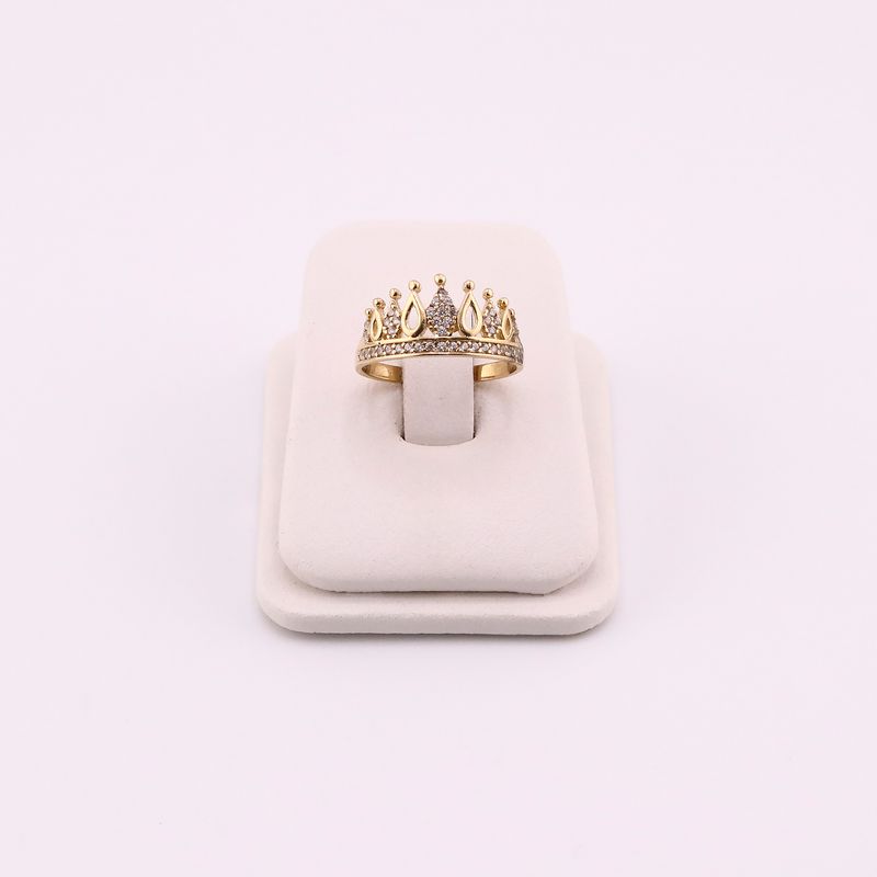 Anillo Corona 14k 1.9g #6.5