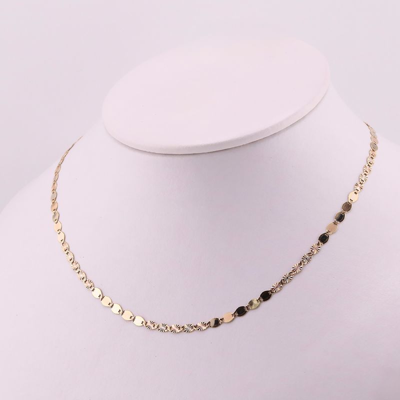 Cadena Mixta 14k 4.3g 45cm