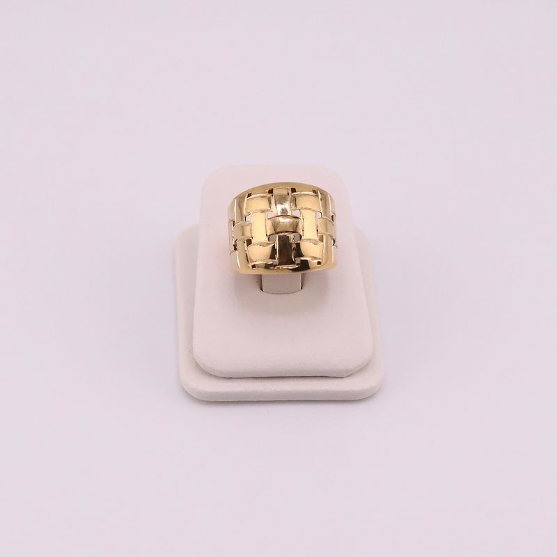 Anillo Enlazado 14k 4.2g #7.5