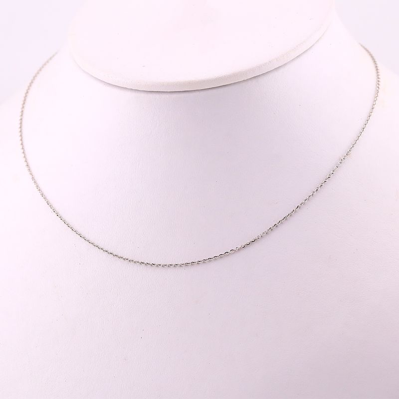 Cadena Eslabon Inv. Bco 14k 1.3g 45cm