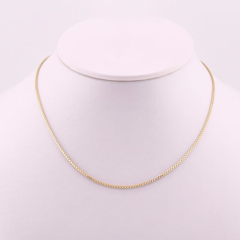 Cadena Cubo  14k 4.8g 40cm