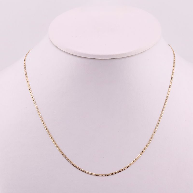 Cadena Eslabon Dimant. 14k 1.3g 45cm