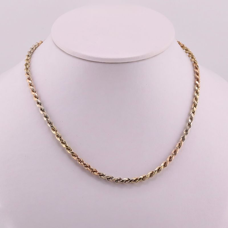 Cadena Torzal Tnos 14k 16.9g 60cm