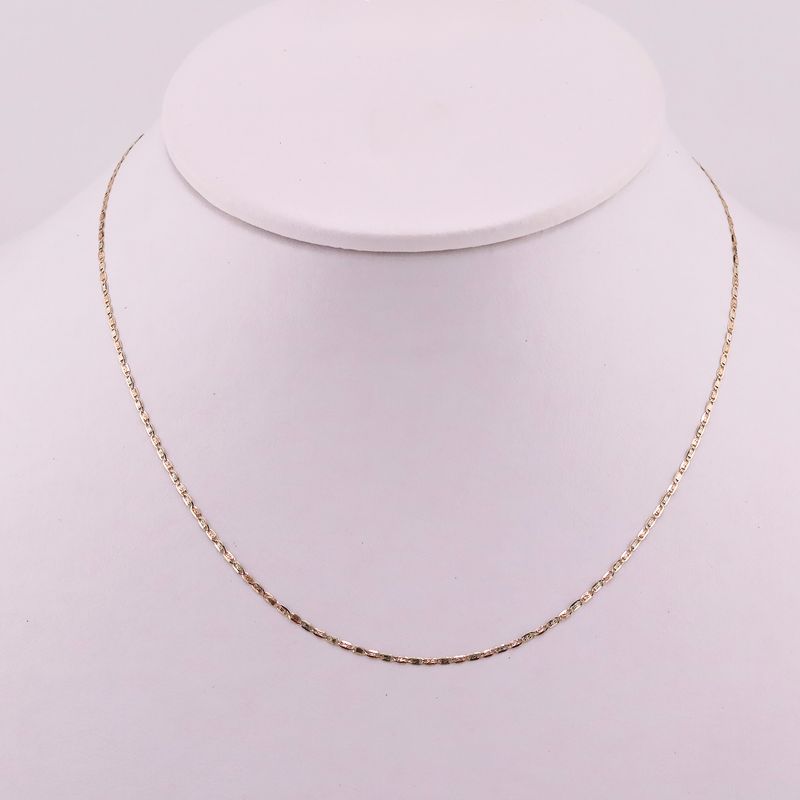 Cadena Valentino 14k 0.9g 40cm