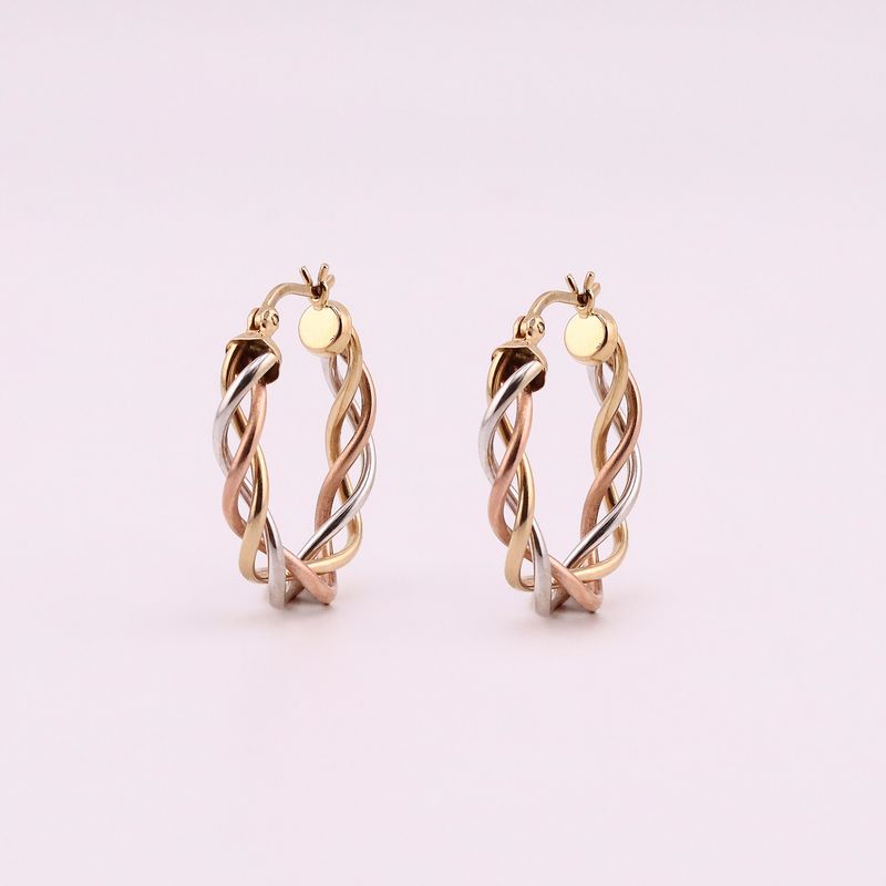 Arracadas Torcidas Tnos  14k 2.5g