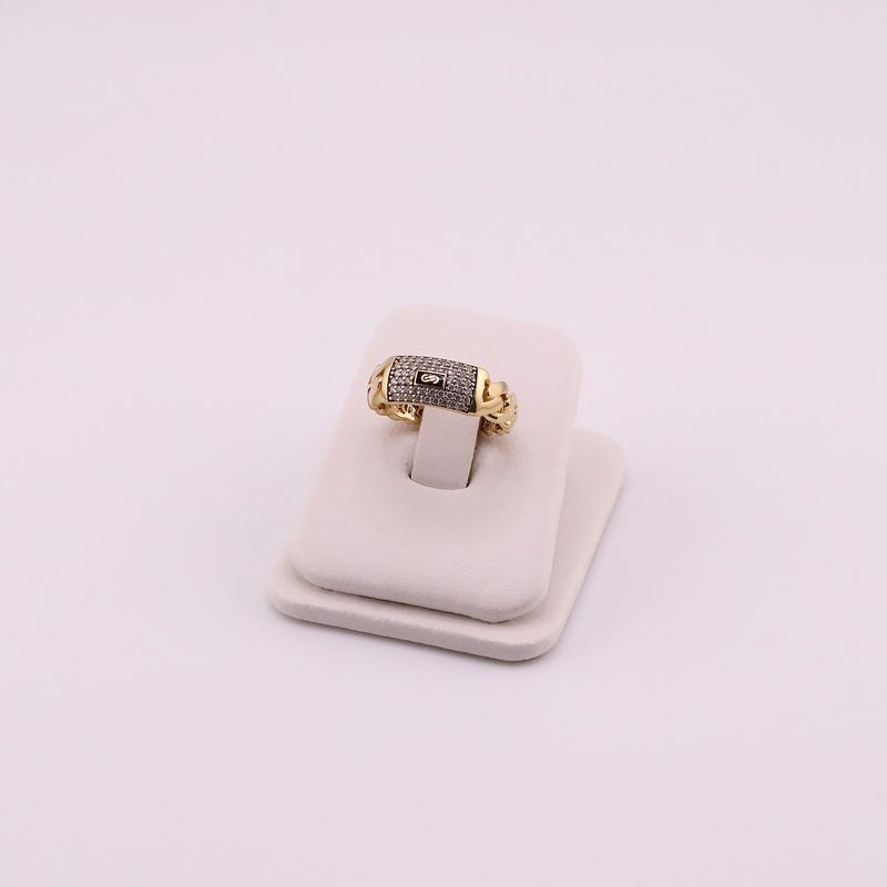 Anillo Monaco 14k 2.4g #6.5g