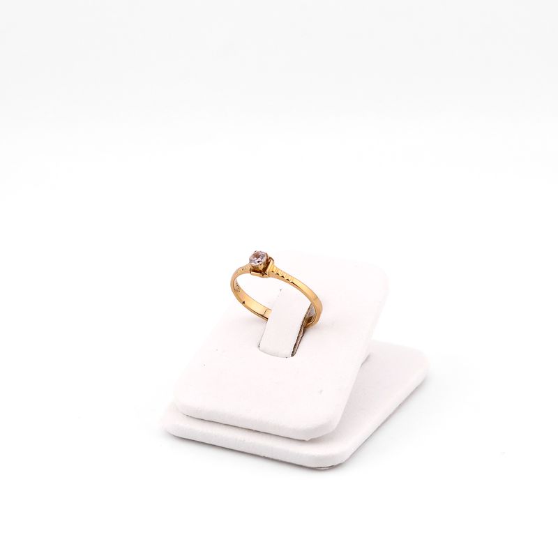 Anillo Solitario 14k 1.9g #7