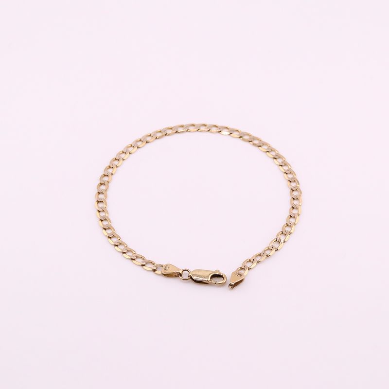 Pulso Eslabon Diam. 14k 3.7g 20cm
