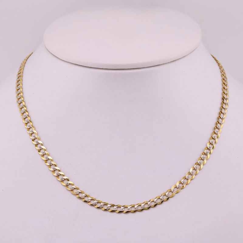 Cadena Eslabon Dimant. 14k 14.2 60cm