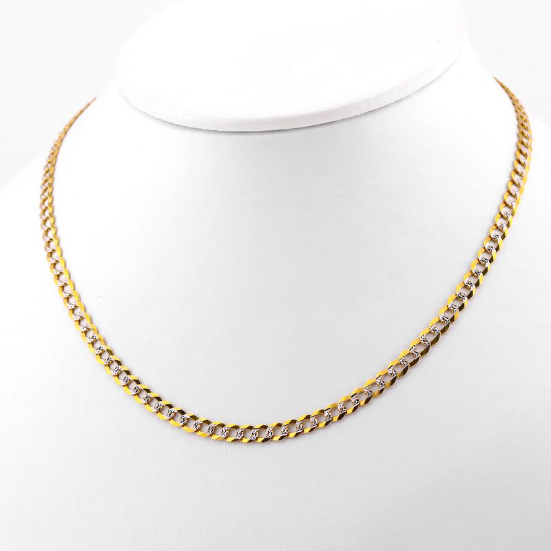 Cadena Eslabon Dimant. 14k 14.2 60cm