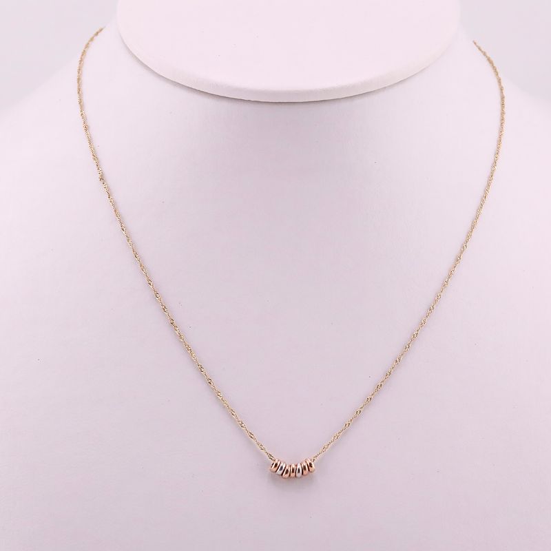Gargantilla Aros 14k 1.2g
