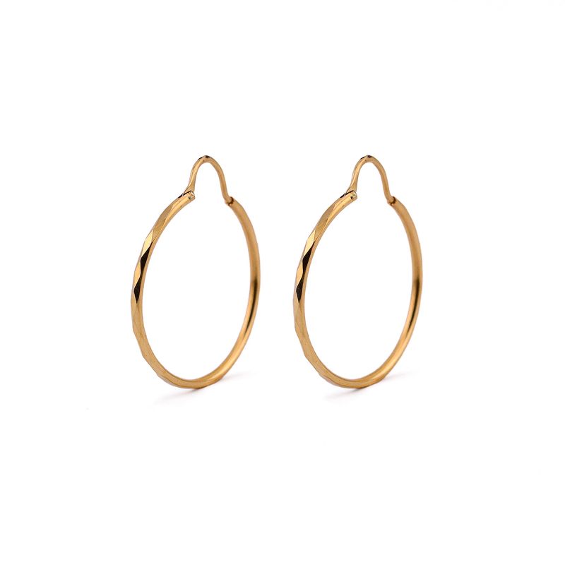 Arracadas Facetadas 14k 1.2g