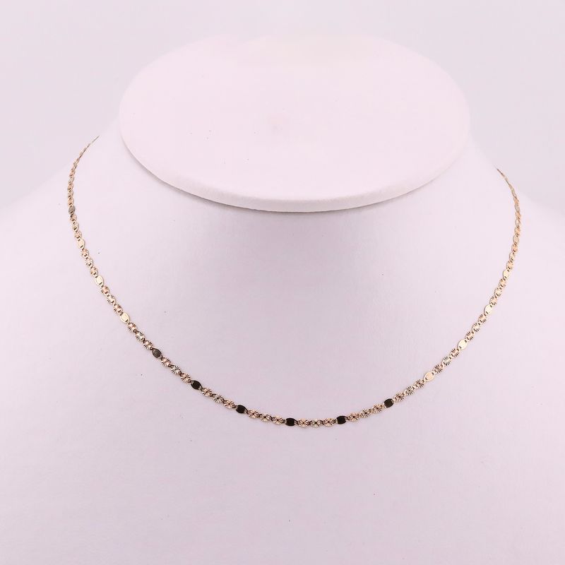 Cadena Mixta 14k 1.4g 45cm