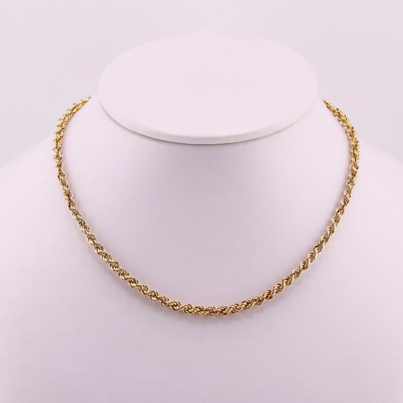 Cadena Torzal 14k 11.2 50cm
