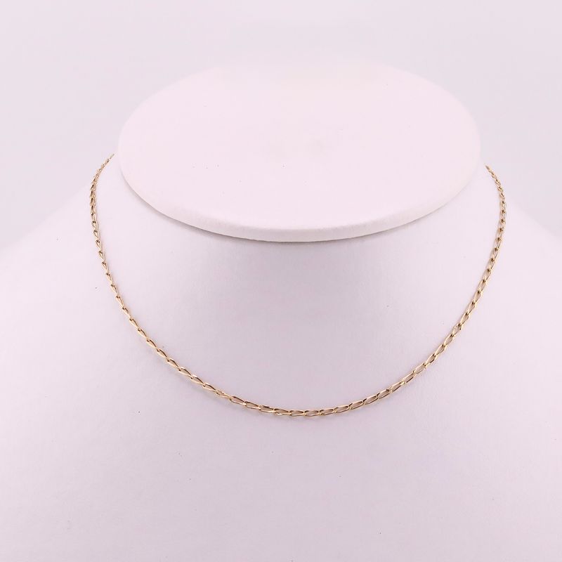 Cadena Eslabon 14k 1g 34cm