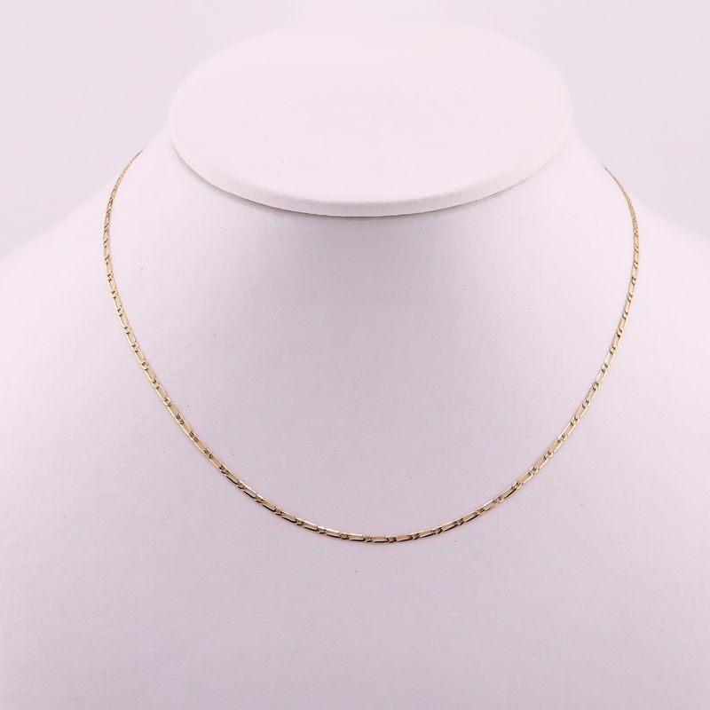 Cadena 1x1 Diam. 14k 1.6g 50cm