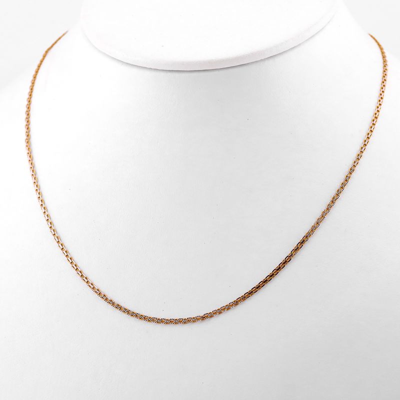 Cadena Tejido Chino 14k 3g 44cm