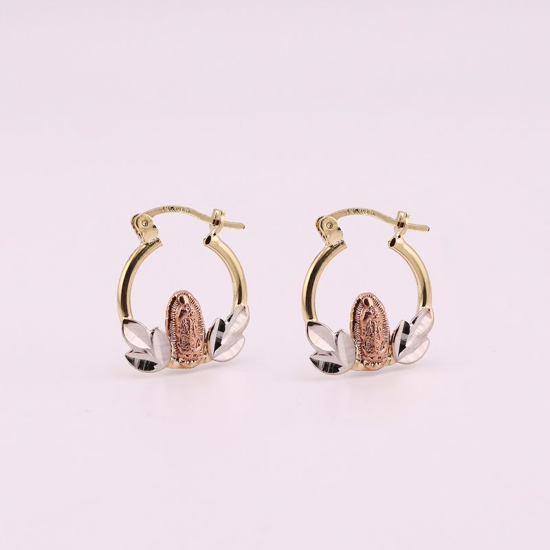 Arracadas Virgen 14k 2.3g