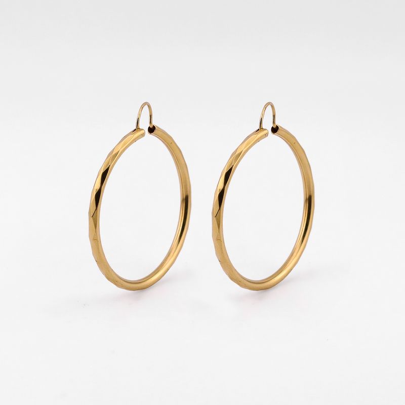 Arracadas Facetadas 10k 3.8g