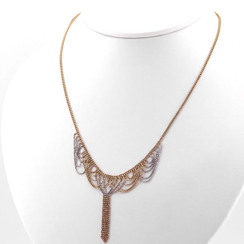 Gargantilla Puntos 14k 6.2g