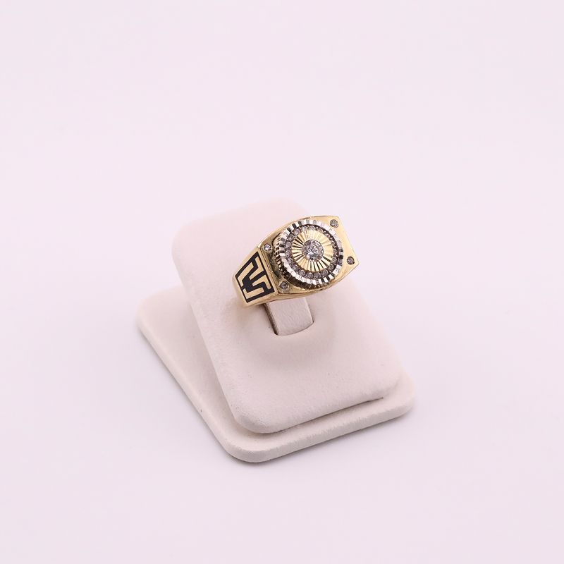 Anillo Tipo Sello 14k 8.6g #9