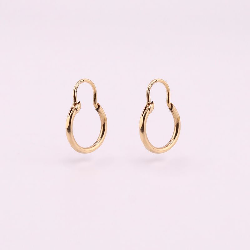 Arracadas Facetas 14k 0.7g