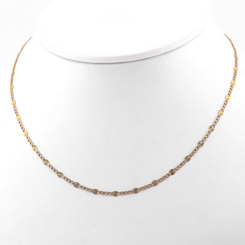 Cadena Mixta 14k 2.2g55cm