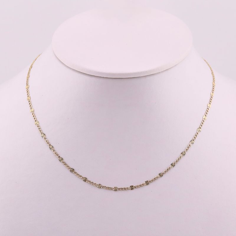 Cadena Mixta 14k 2.2g55cm