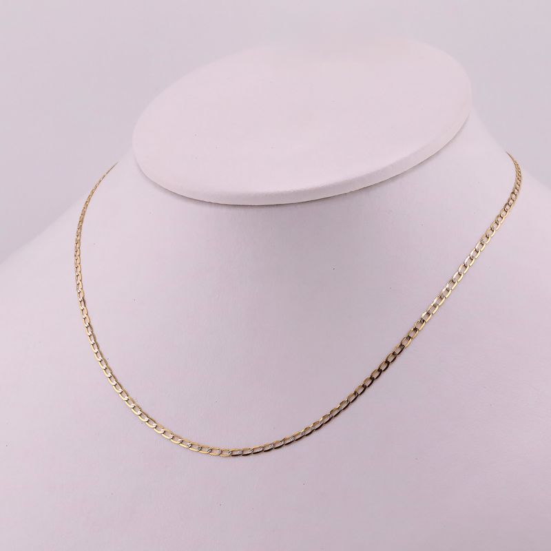 Cadena Eslabon Diam. 10k 1.8g 55cm