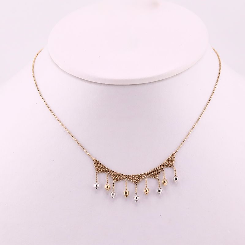 Gargantilla Borlas  14k 3.6g