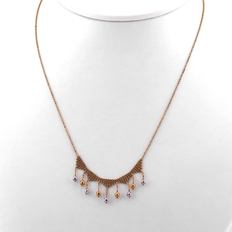 Gargantilla Borlas  14k 3.6g