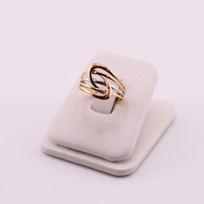 Anillo Enlazado Tnos 14k 2.2g #6