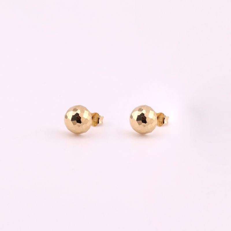 Aretes Hongo 14k 1.2g