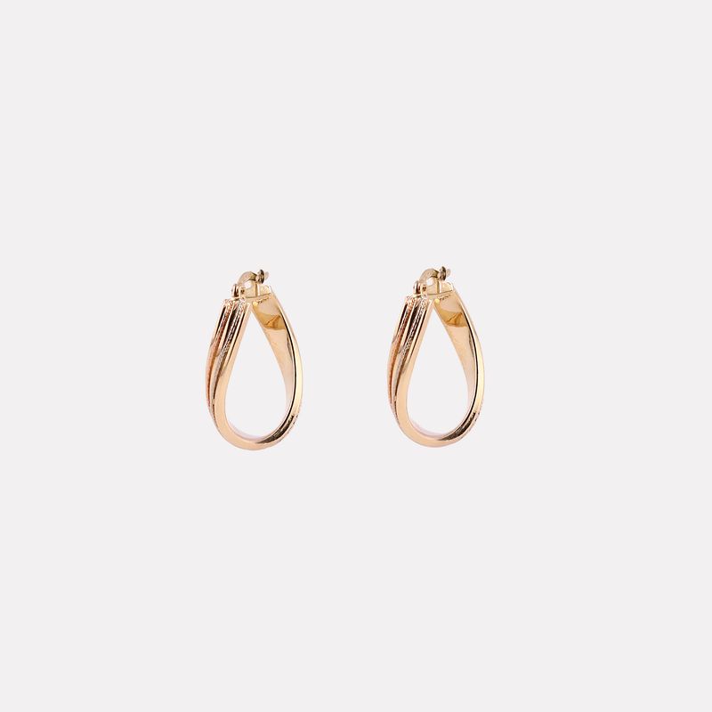 Arracadas Torcidas Tnos.14k 2.3g