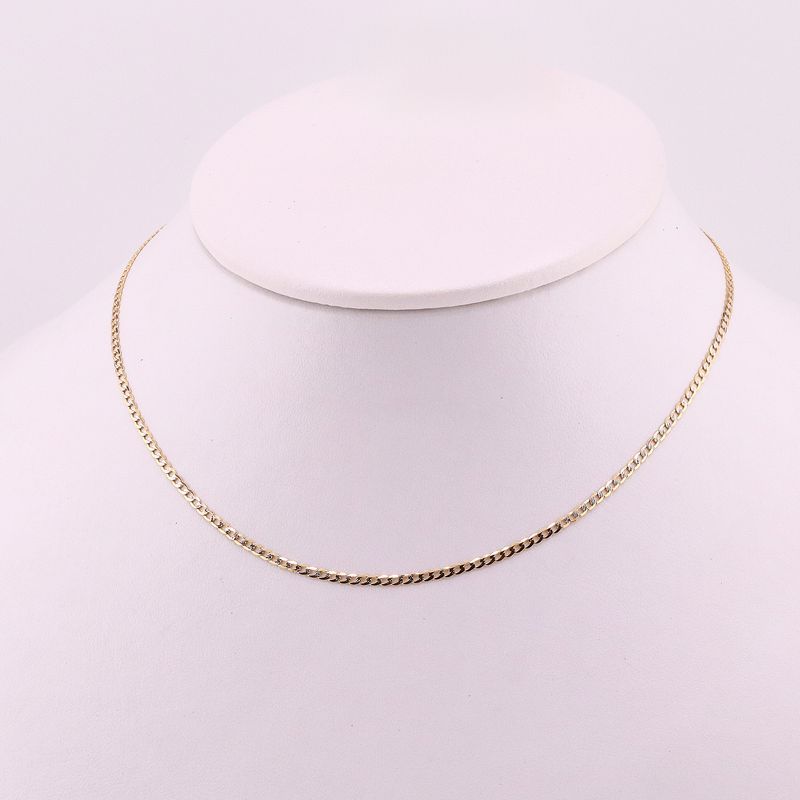 Cadena Eslabon Diman. 14k 2.7g 50cm