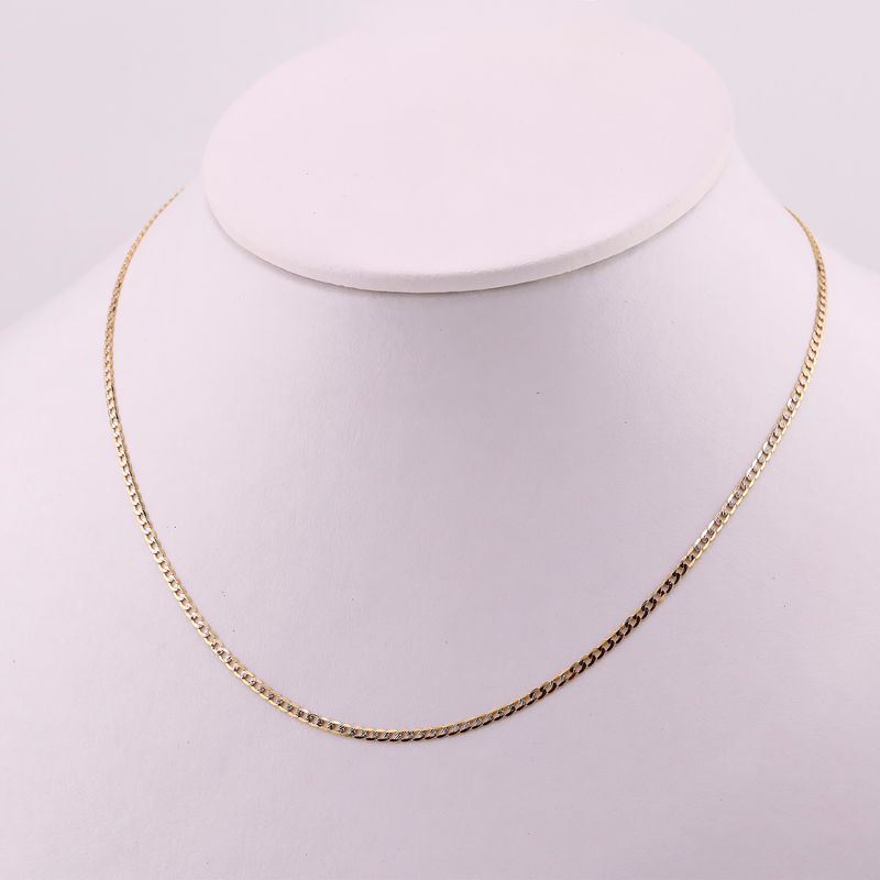 Cadena Eslabon Diman. 14k 3g 55cm