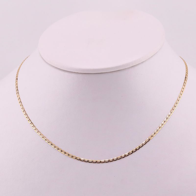 Cadena Eslabon Diman. 14k 1.9g 50cm