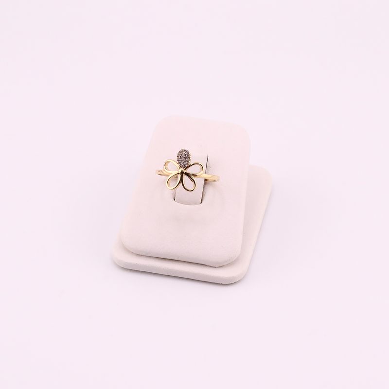 Anillo Flor C/p 14k 1.6 #7
