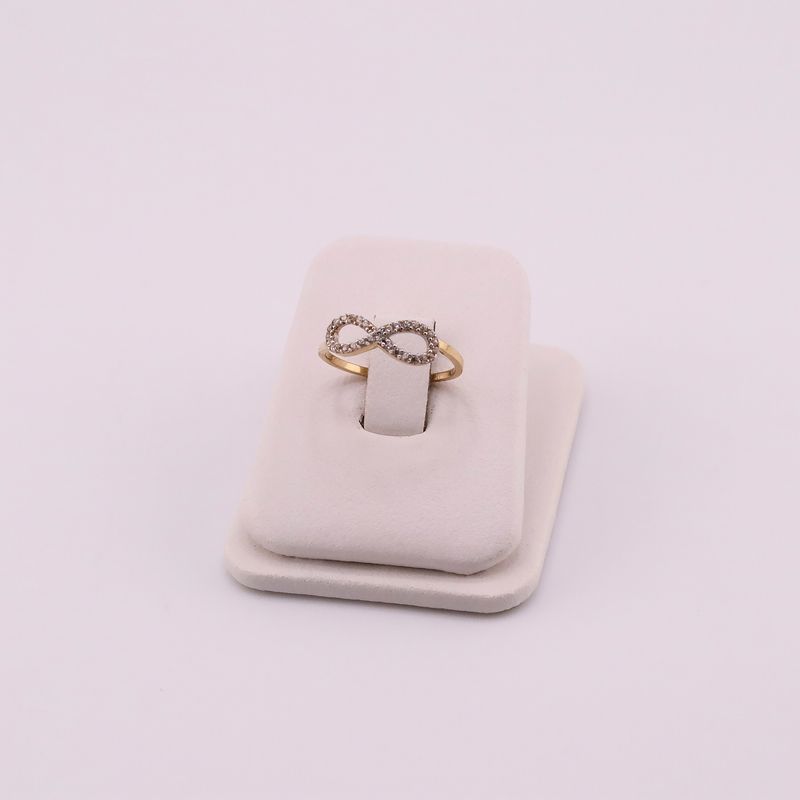 Anillo Infinito C/p 14k 1.1g #6