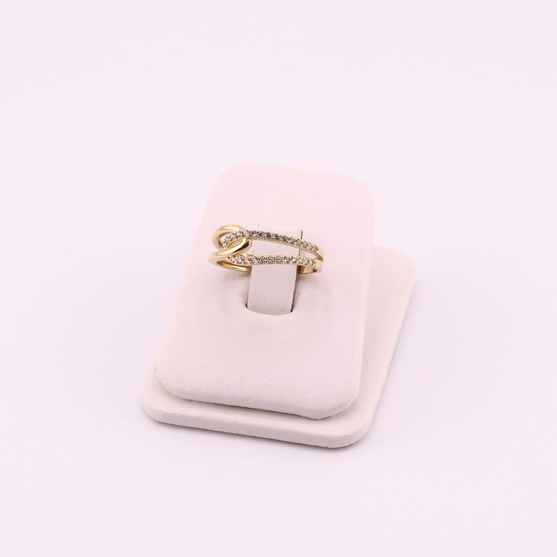 Anillo Enlazado C/p 14k 1.8g #7