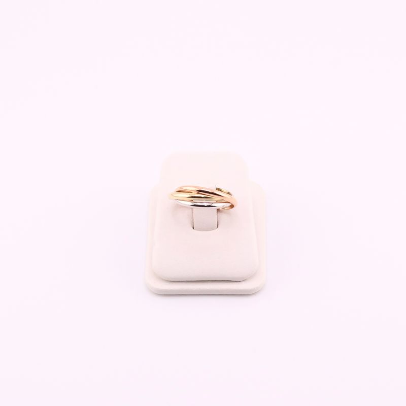 Anillo Triple Tnos 14k 2.5 #6