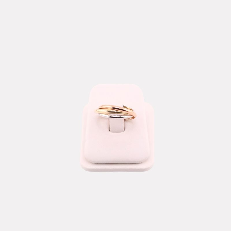 Anillo Triple Tnos 14k 2.5 #6