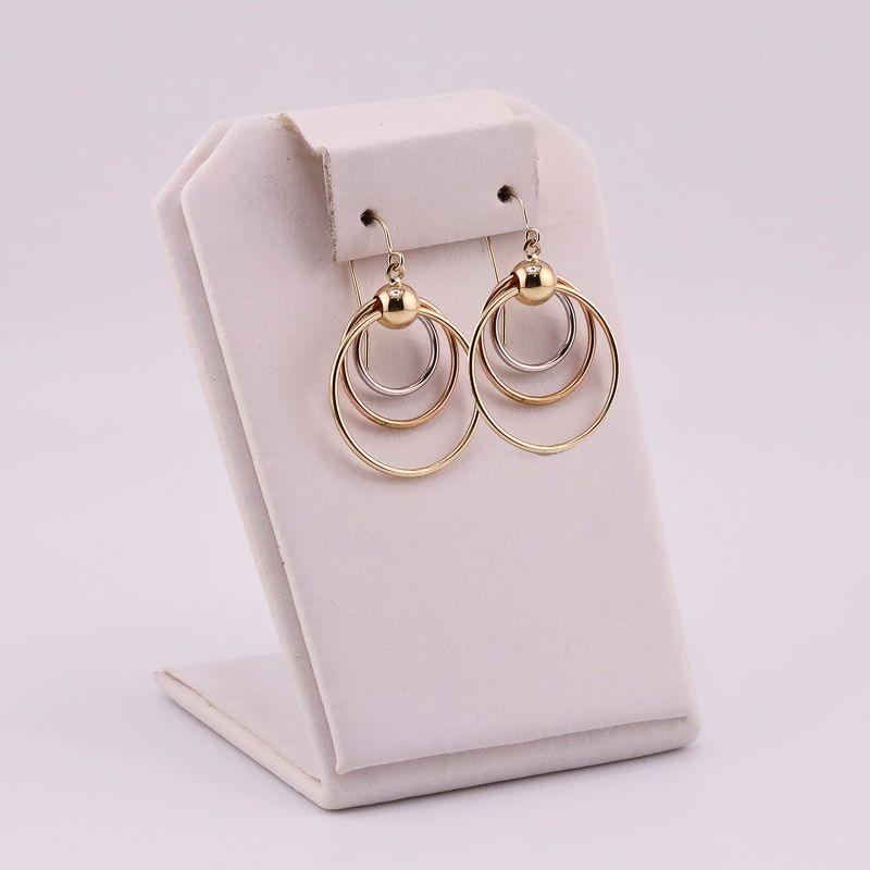 Aretes Gancho Circ. 14k 2.6g