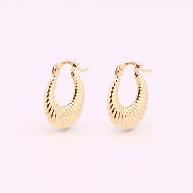 Arracadas Canasta 14k 1.5g