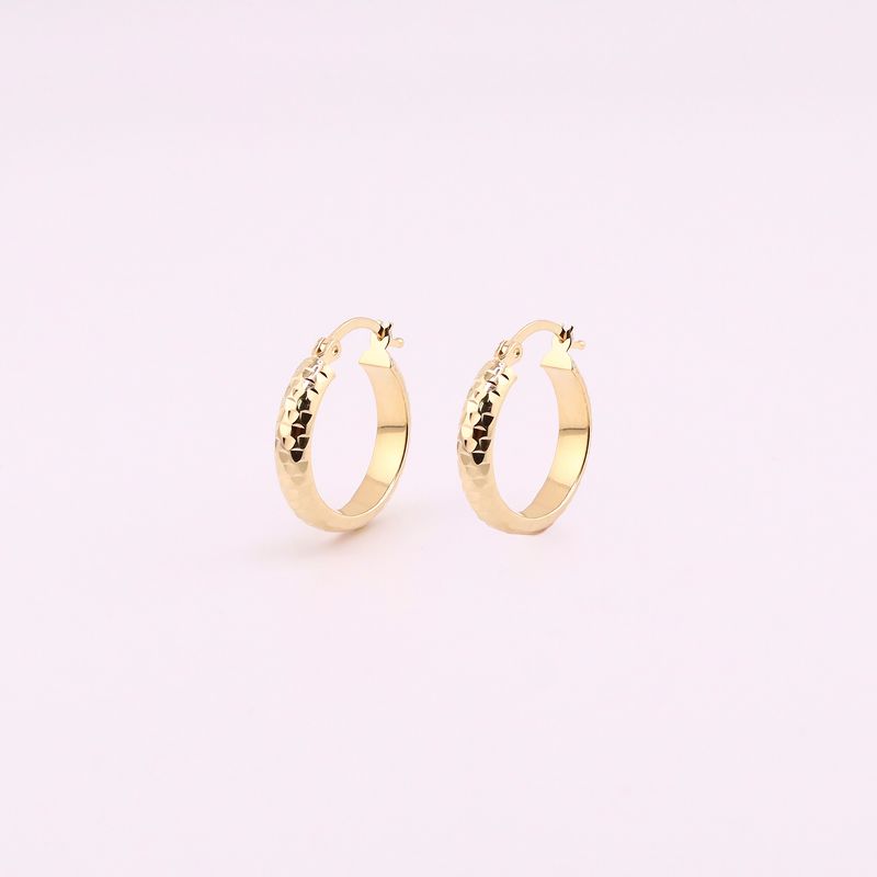 Arracadas Relimadas 14k 2.1g