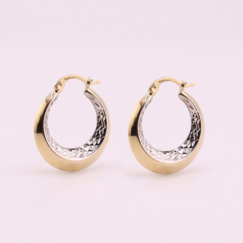 Arracadas Canasta 2 Tnos 14k 3